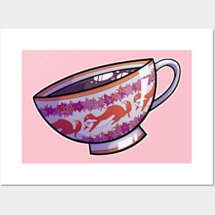 LGBTea Cups - wlw pride Posters and Art